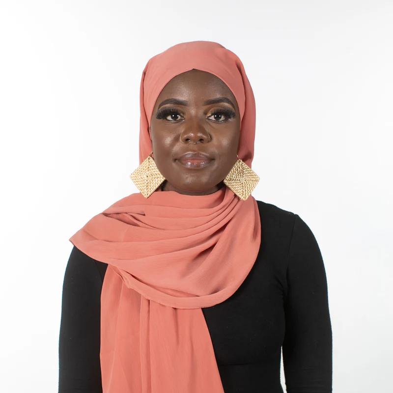 Georgette Crepe Chiffon Hijabs