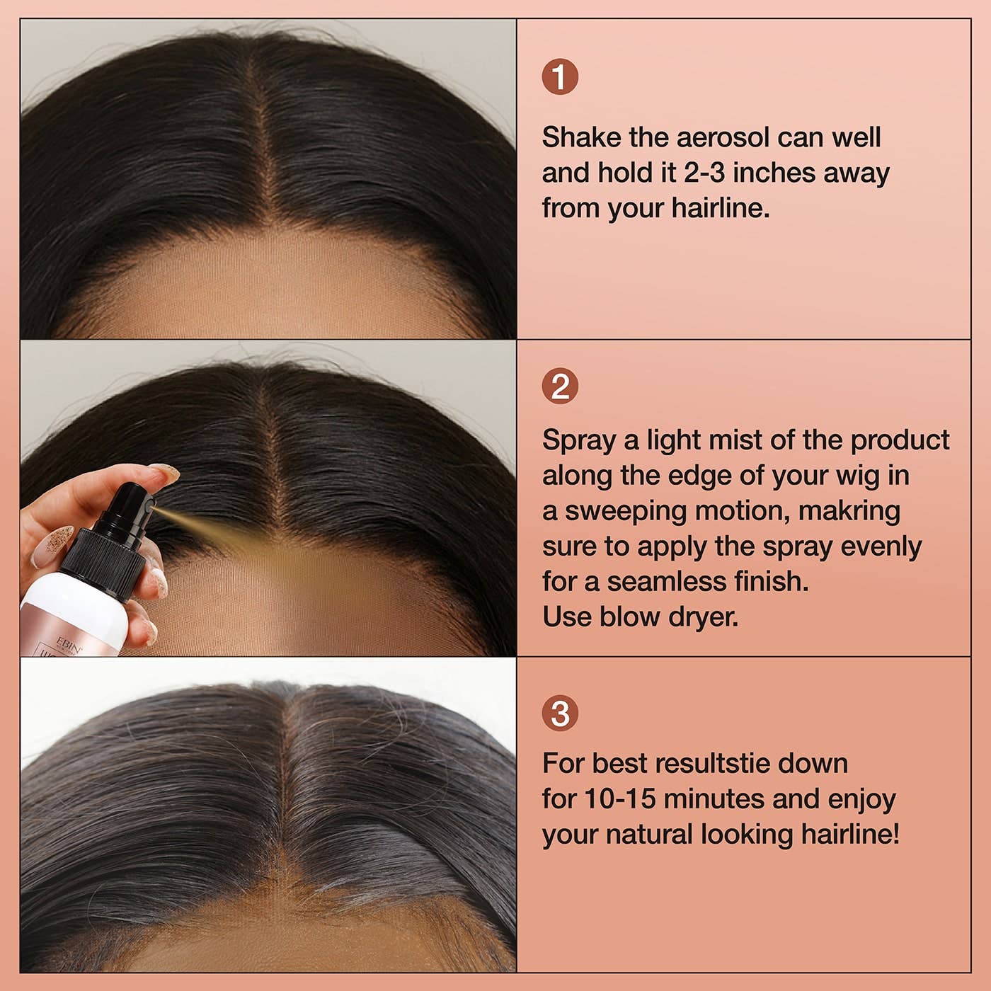 Wonder Lace Bond GLUELESS - Tinted Lace Melt Spray