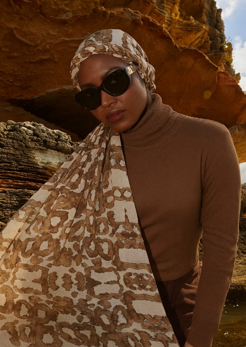 Desert Glyph Modal Hijab