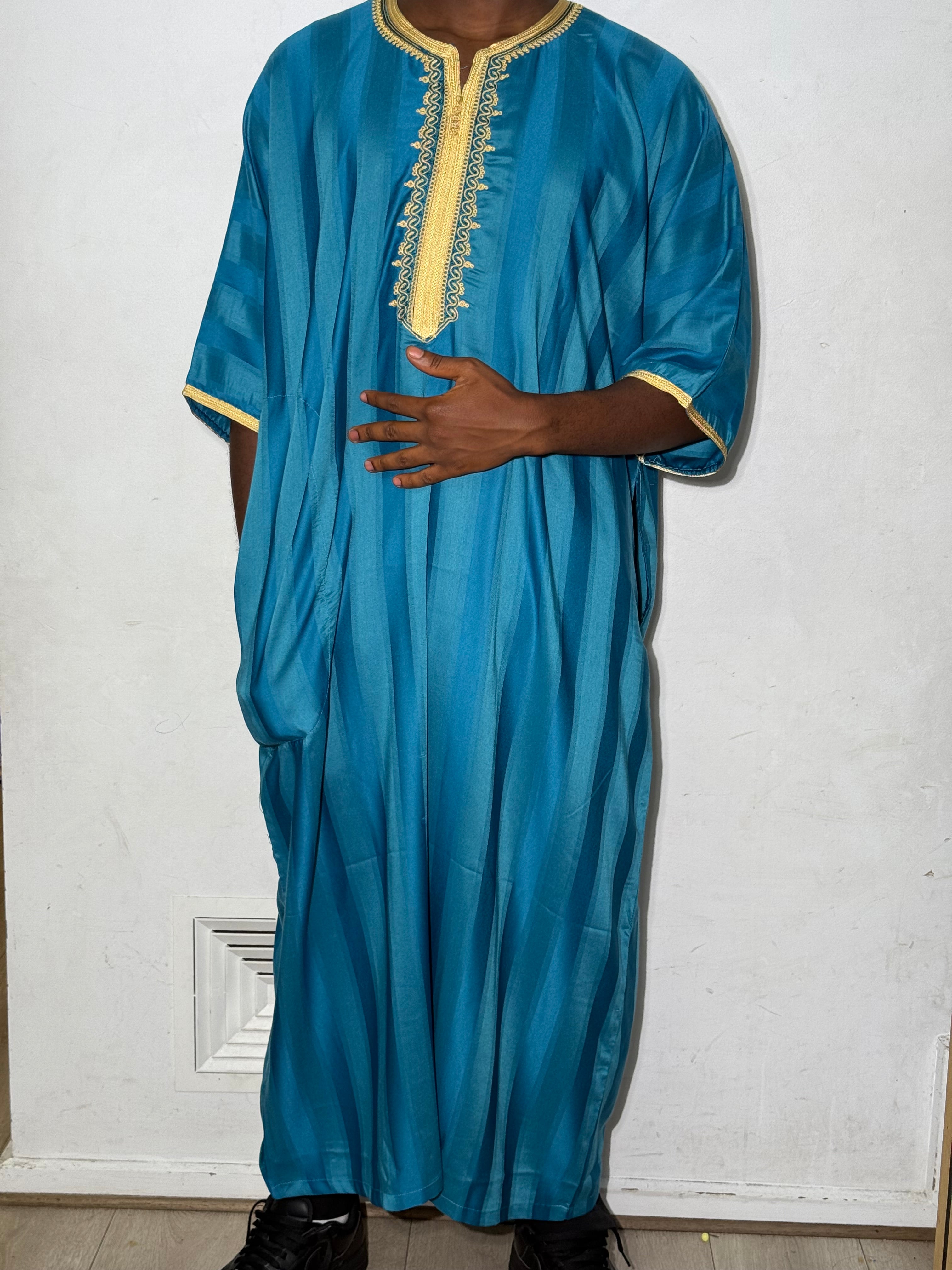 Morrocan men stripped Abaya