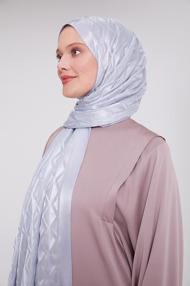 Triangle Pattern Deluxe Devore Hijab