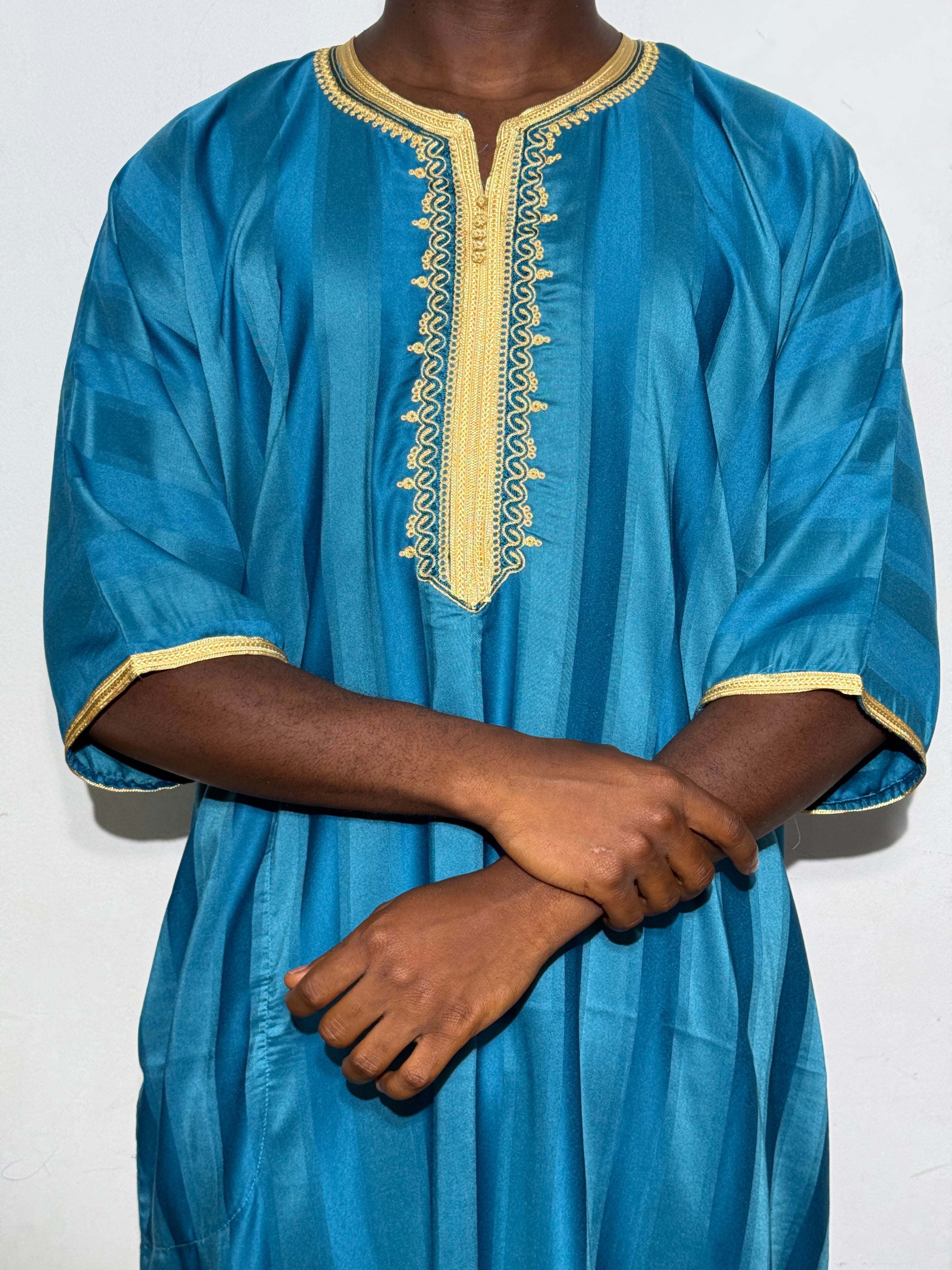 Morrocan men stripped Abaya