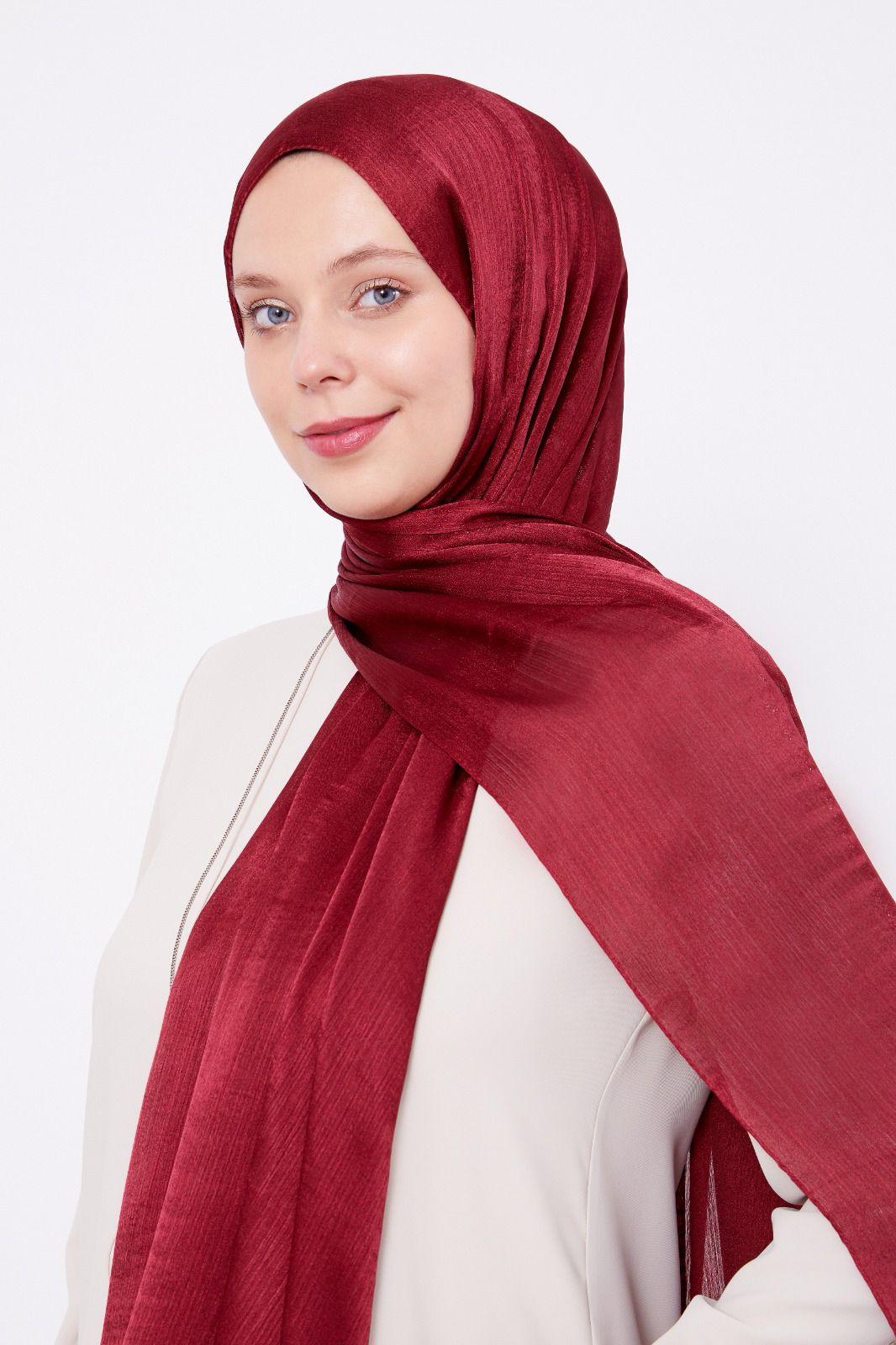 Silk Sheen Hijab – Soft Satin Shiny Scarf for Women | Lightweight & Elegant