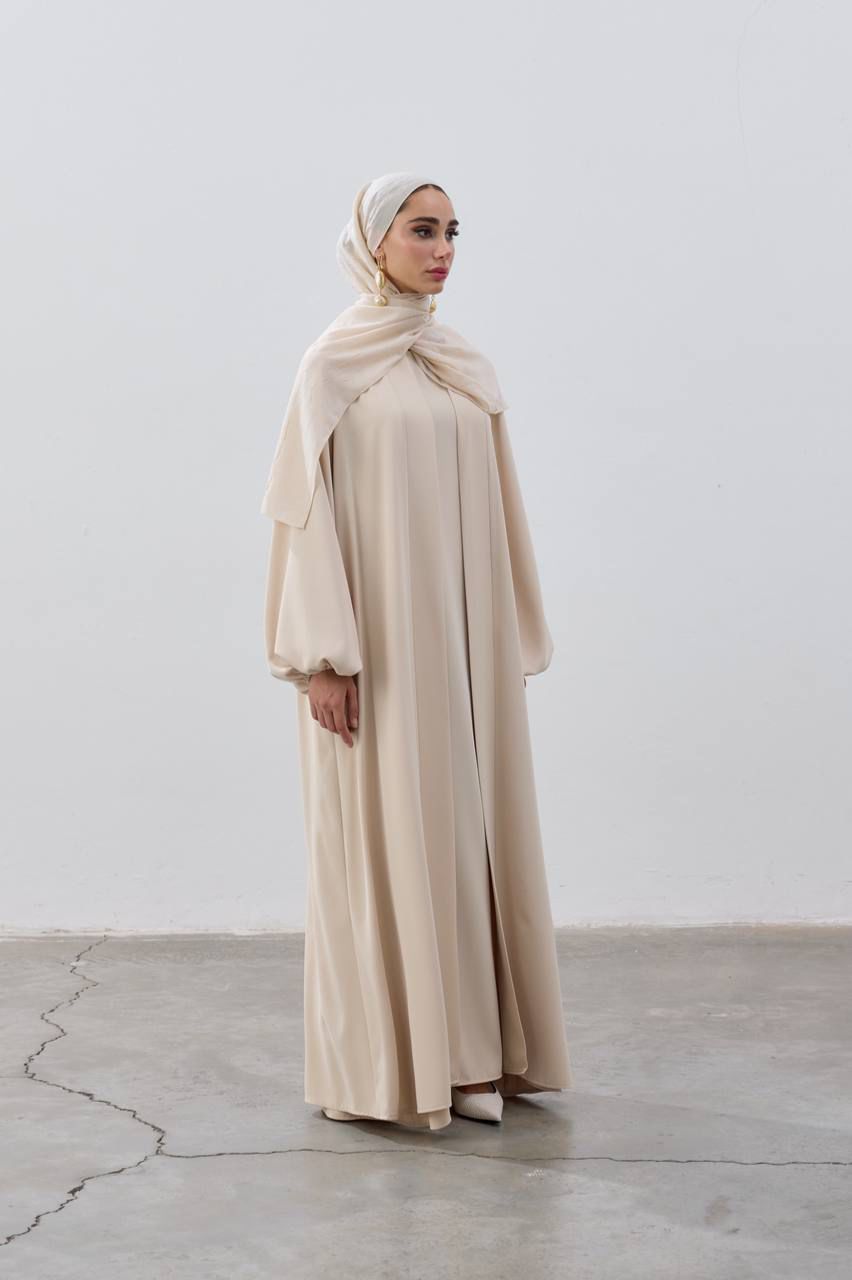 Elegance Two-Piece Abaya – Luxury Abaya