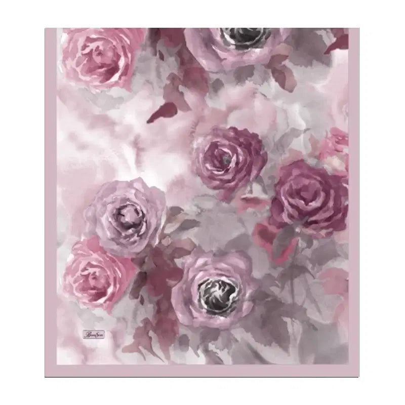 Rose Printed Organic Ramie Hijab