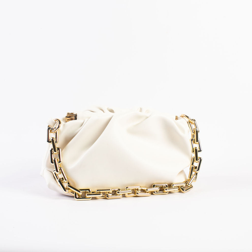 S&M Shoulder Bag Chain Pouch - Lemon Green