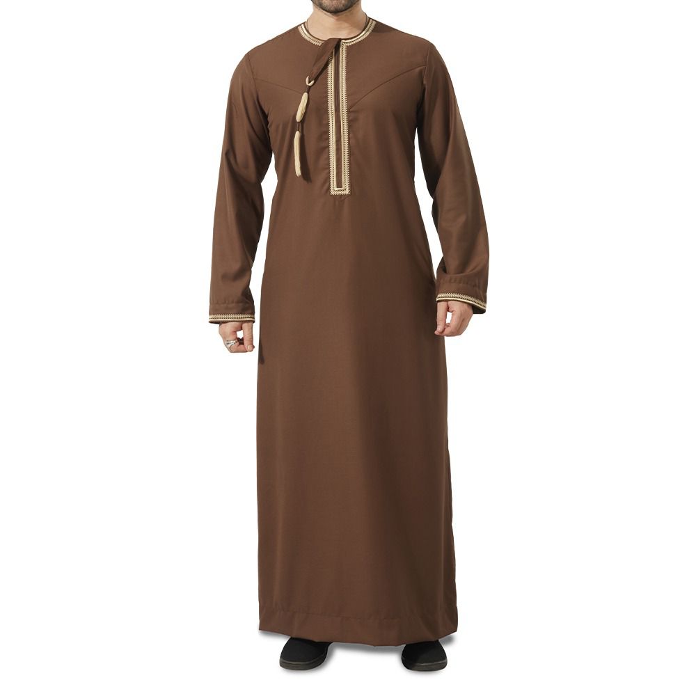 Premium embroidered Omani Thobe