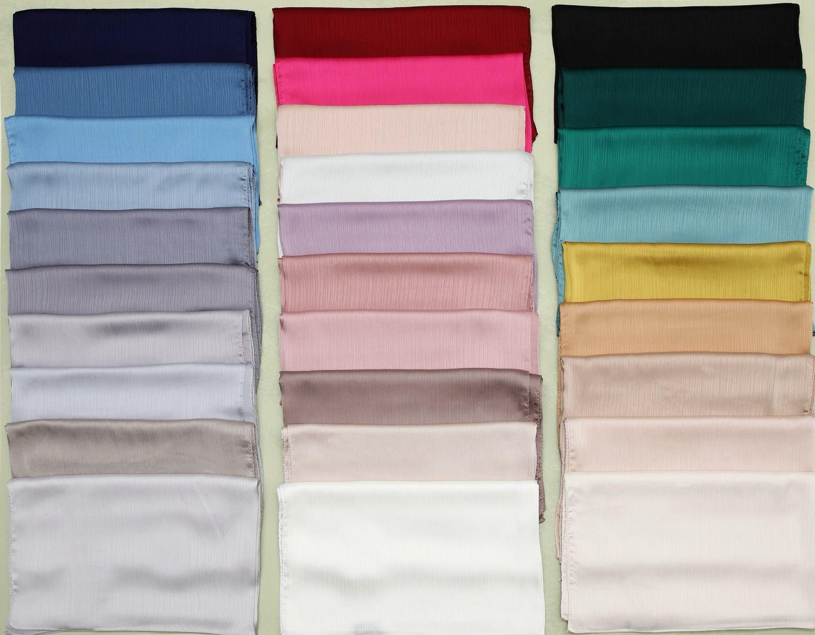 Silk Sheen Hijab – Soft Satin Shiny Scarf for Women | Lightweight & Elegant