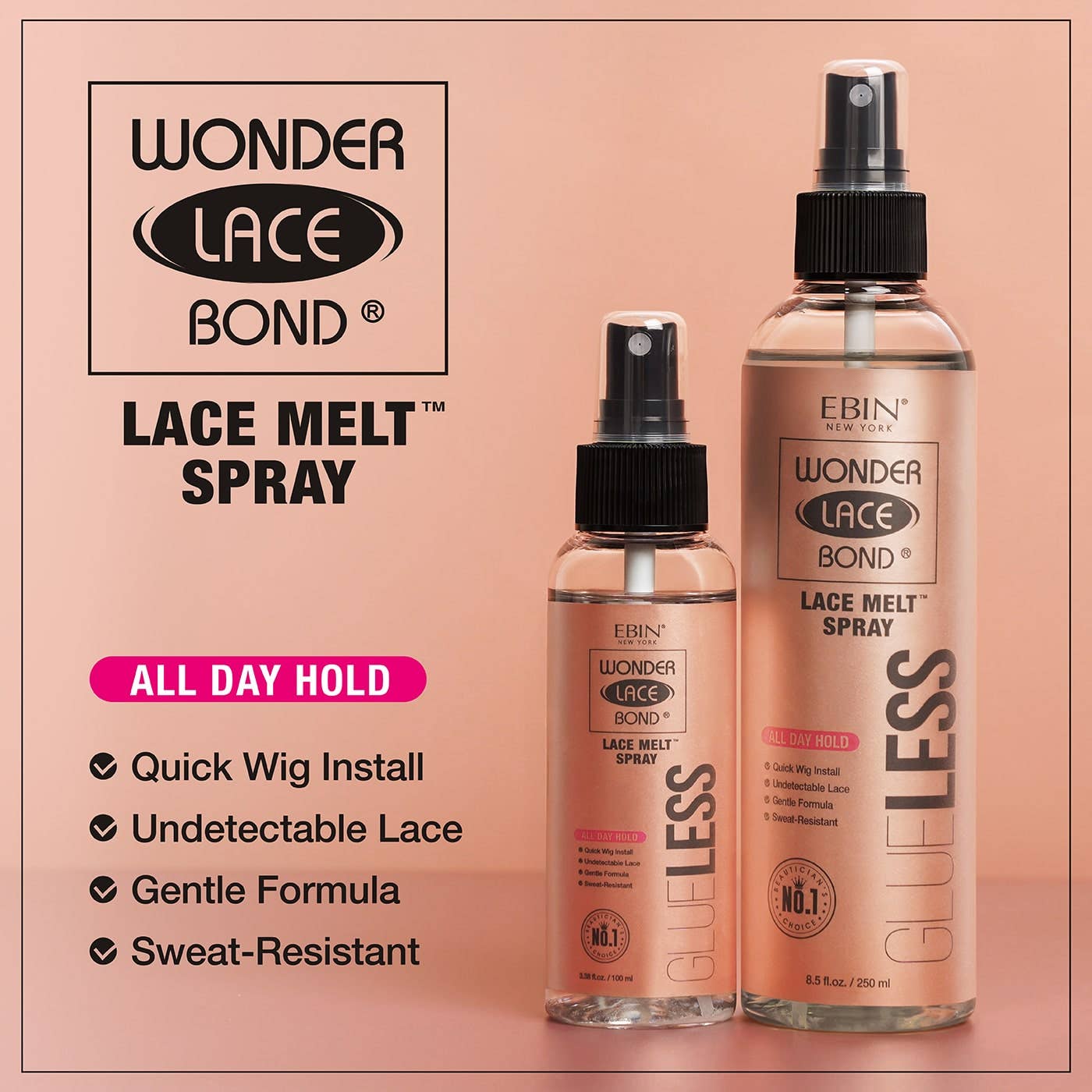 Wonder Lace Bond GLUELESS - Lace Melt Spray