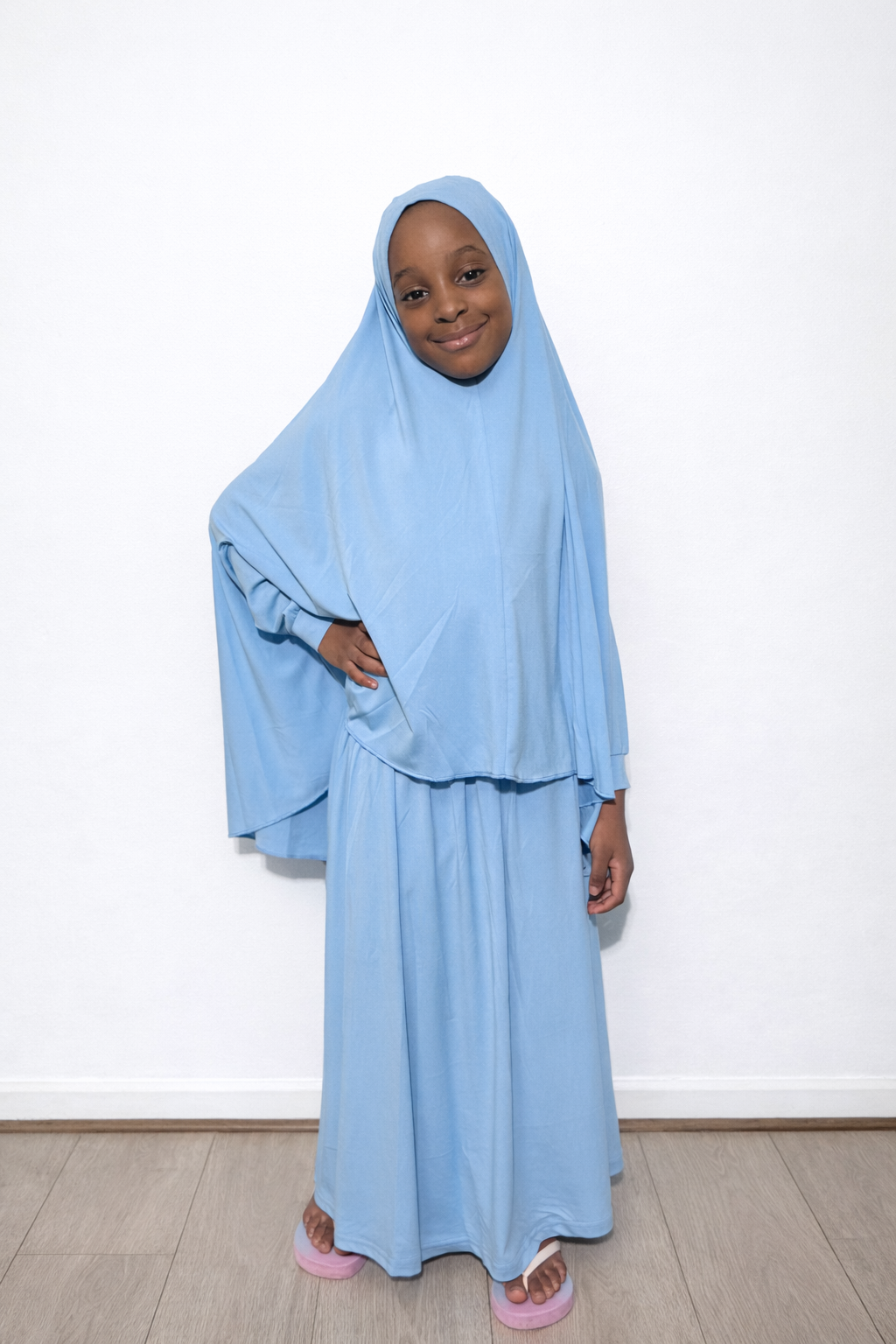 Girls Dimah Jilbab set-Non tie back