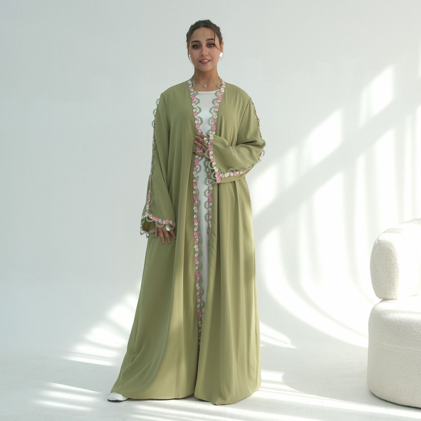 Abaya and Hijab Matching Set ā Elegant Modest Muslim Dress for Women