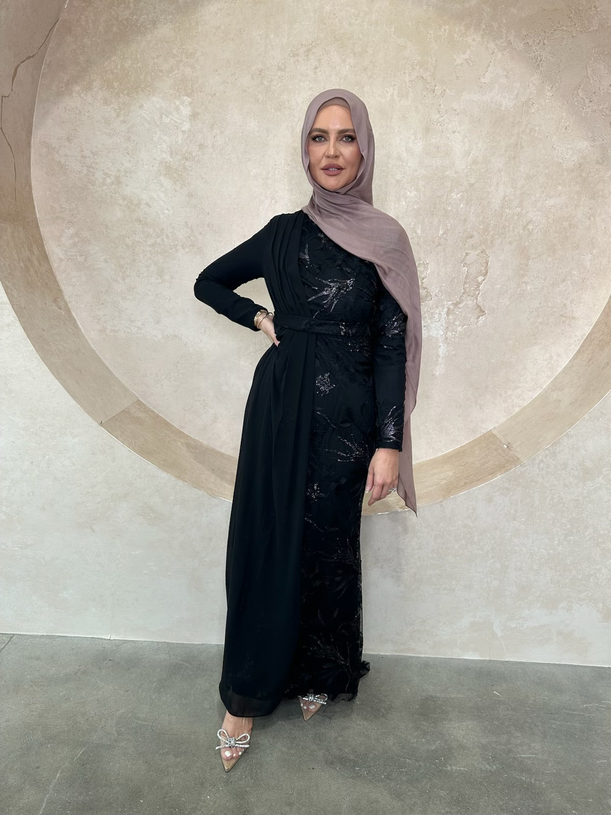 Katia black gown