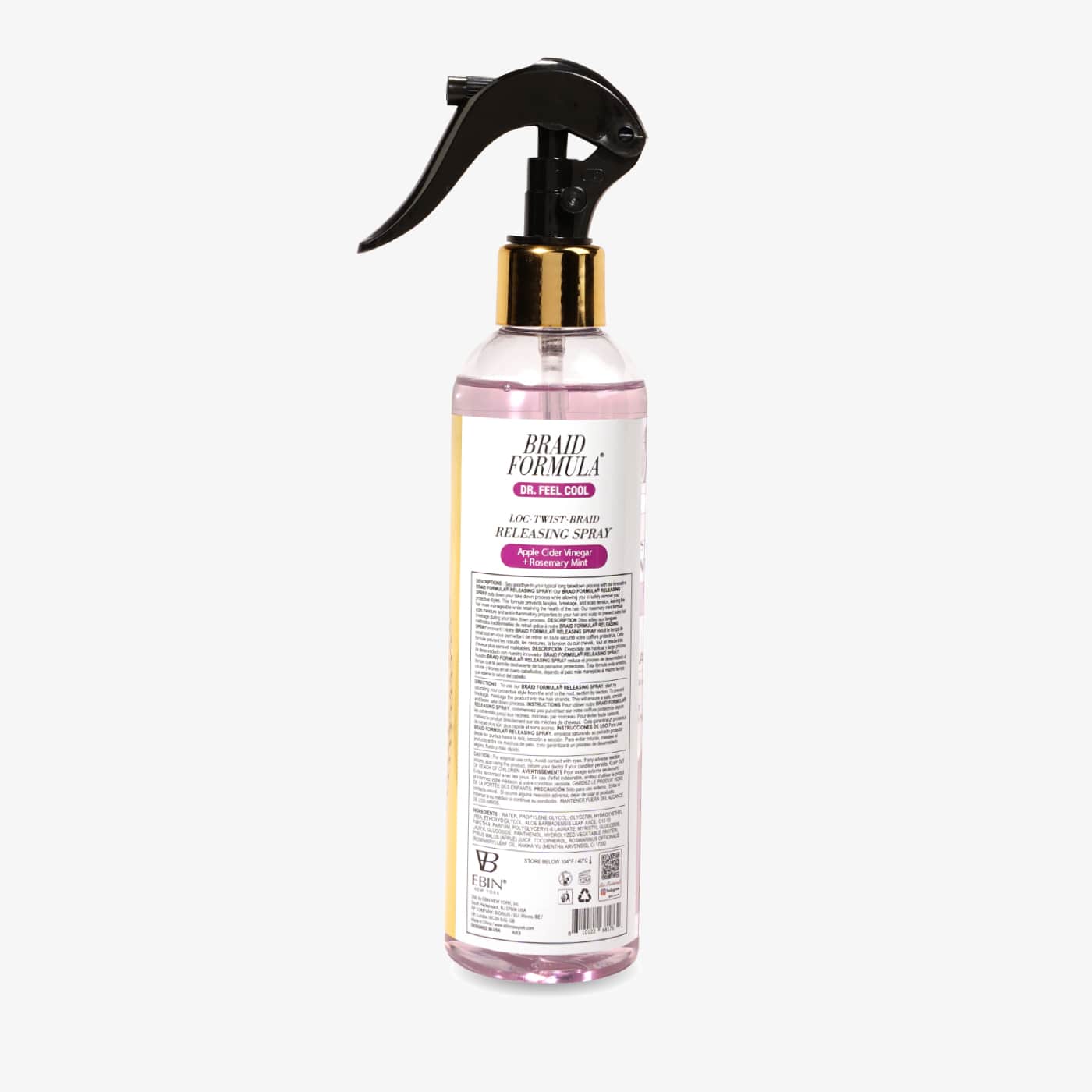 Braid Formula Dr. Feel Cool Loc. Twist. Braid. Releasing Spray - 8.5OZ(250ML)