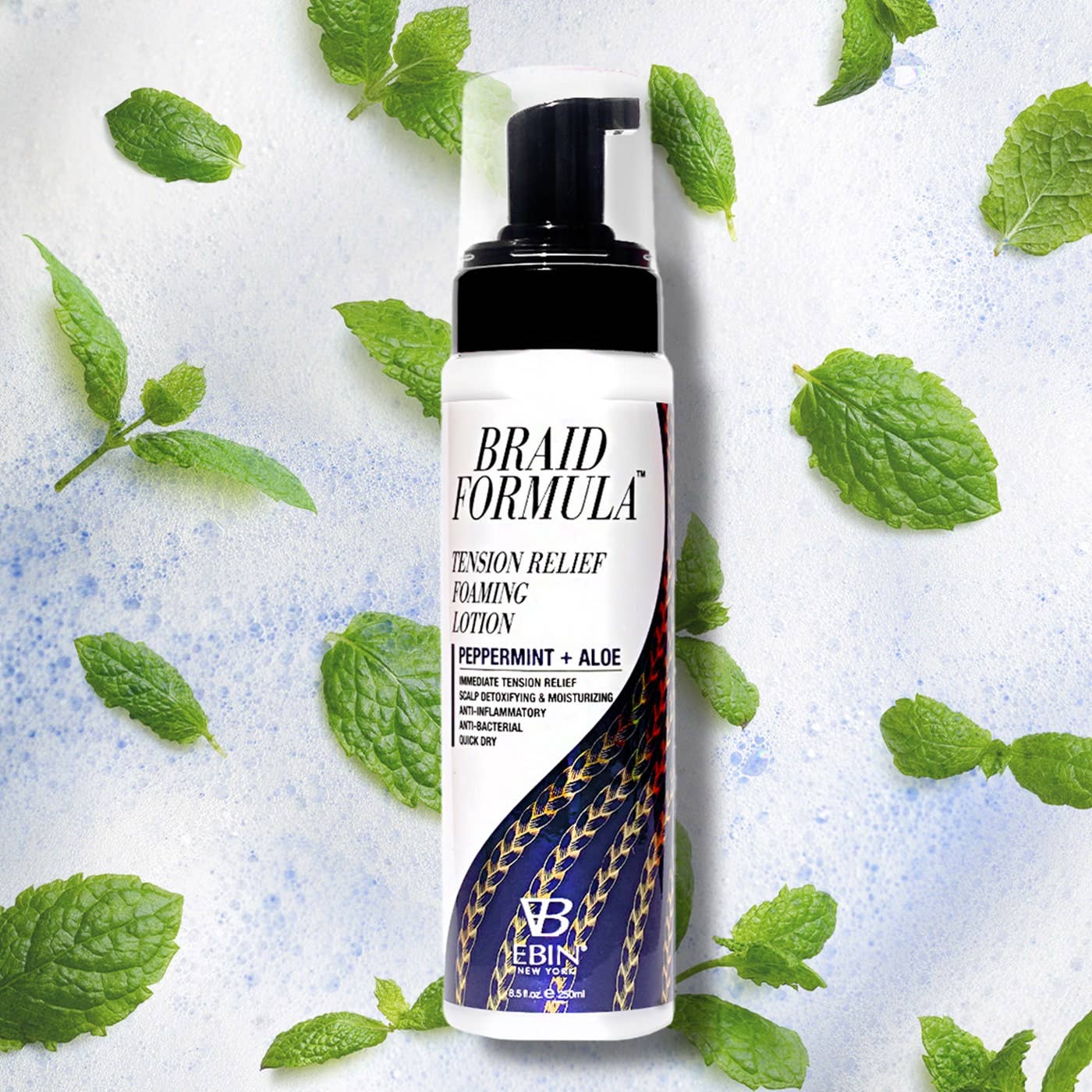 TENSION RELIEF FOAMING LOTION - PEPPERMINT