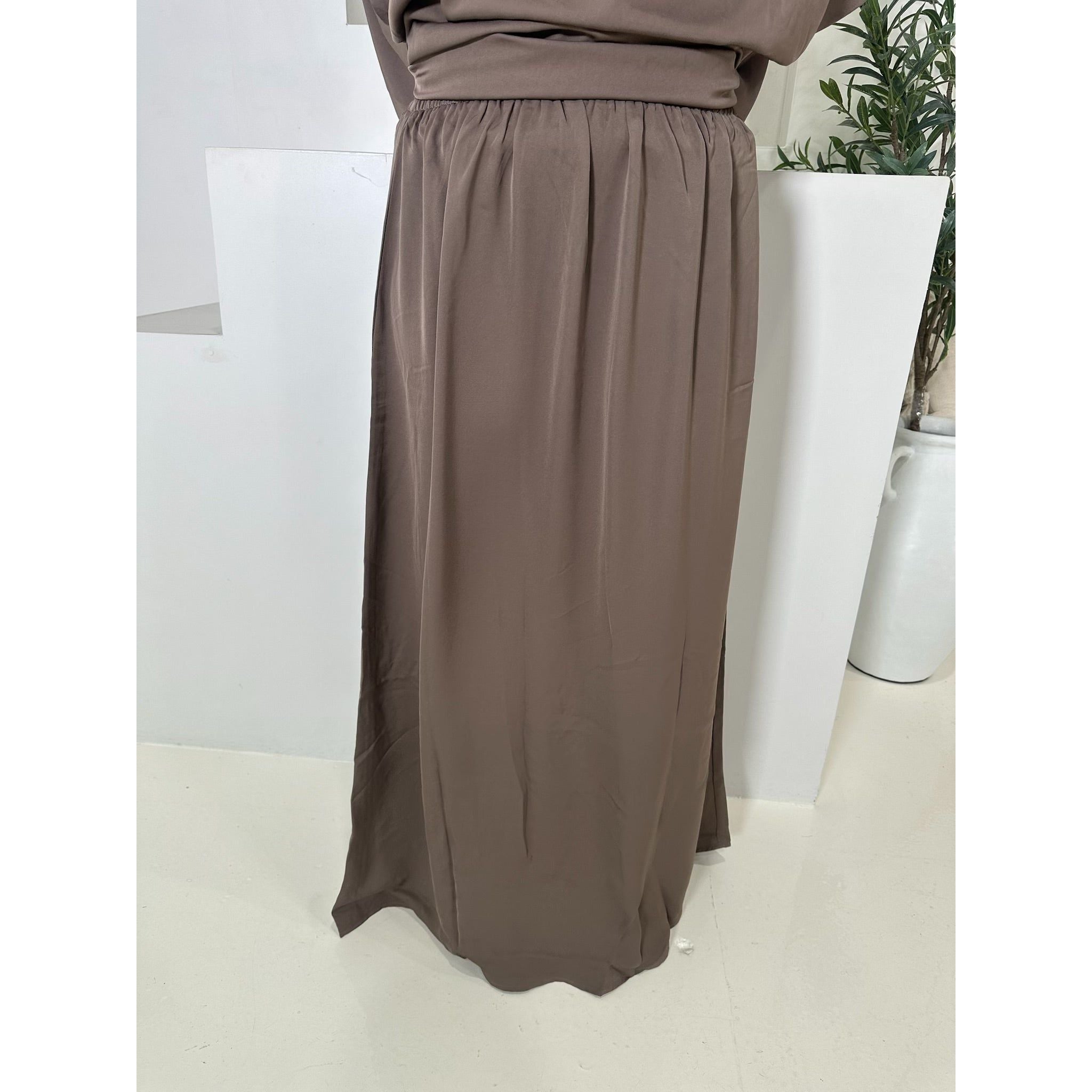 Jannah Two pieces jilbab in Hazelnut