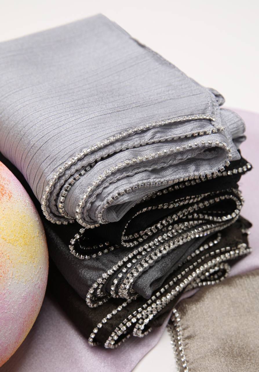 Crystal Stone Hijab – Elegant Sparkle Modest Headscarf