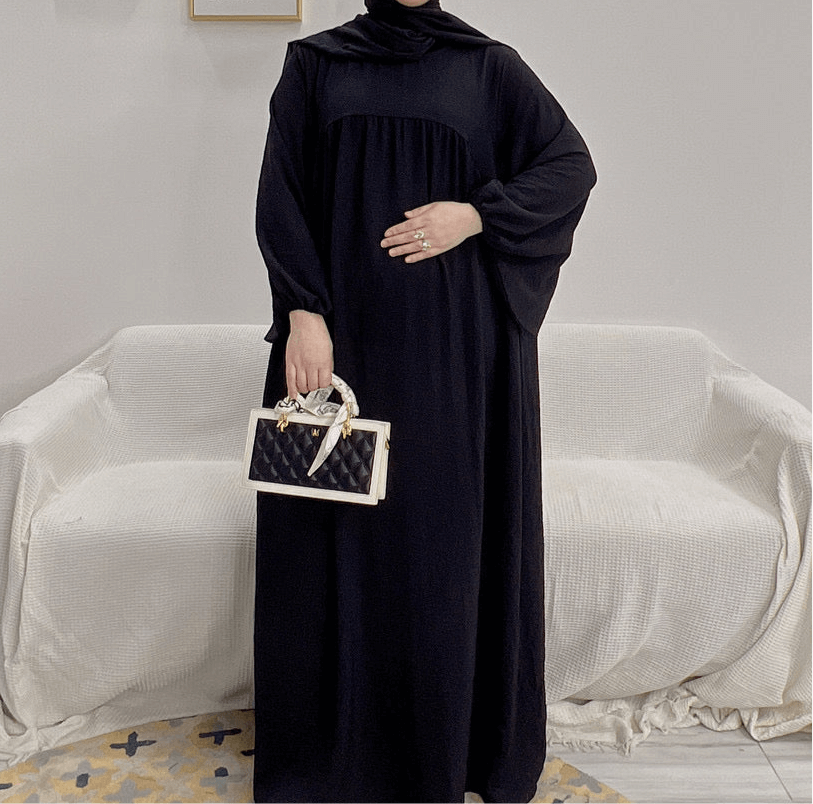 Safa Crepe Abaya