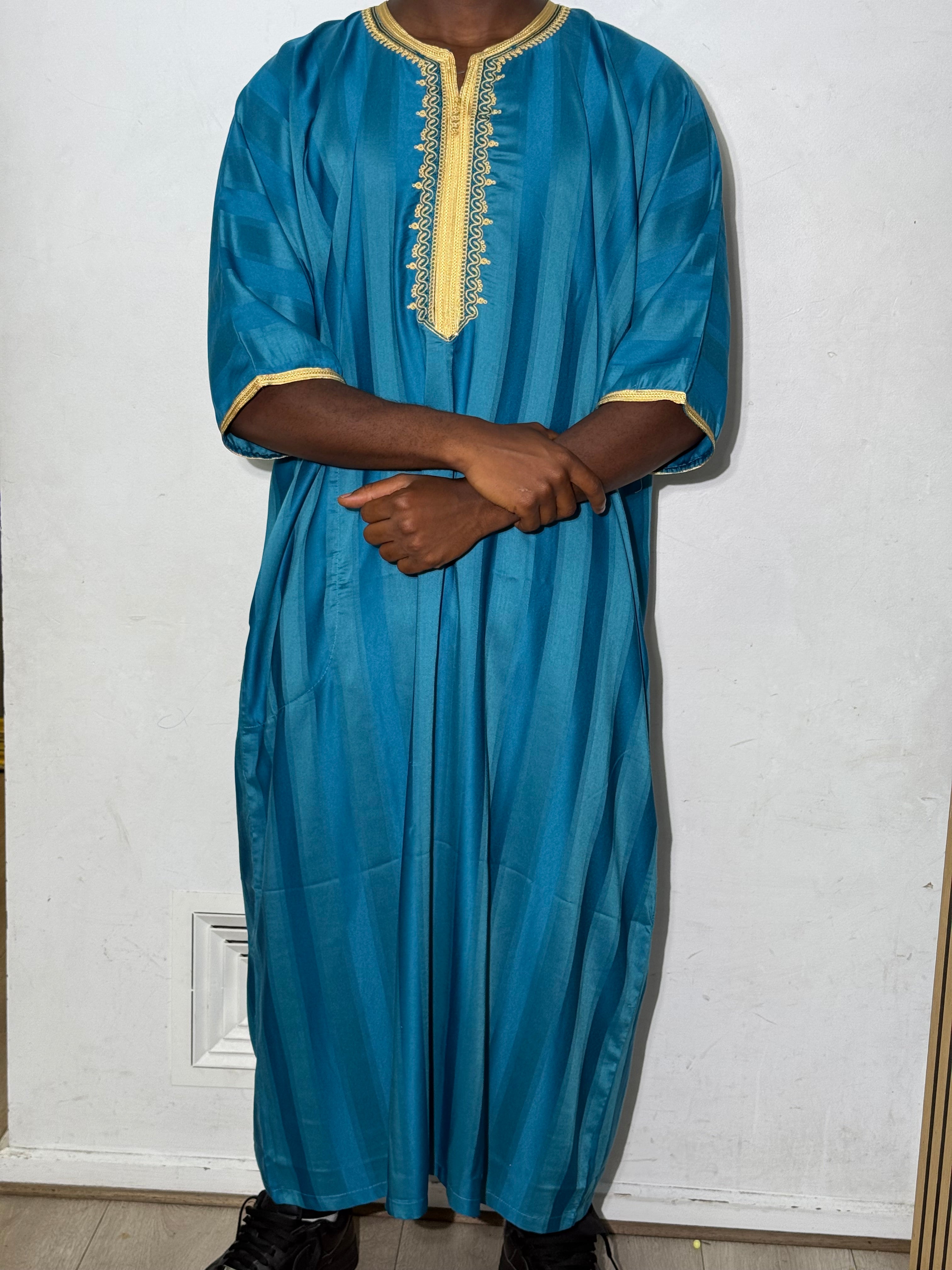 Morrocan men stripped Abaya