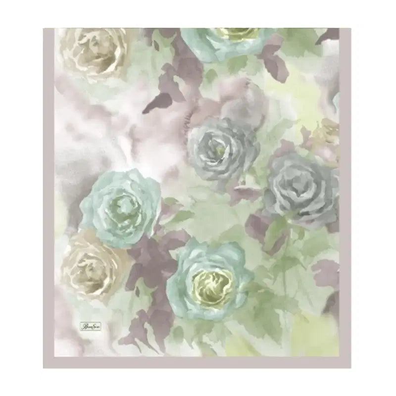 Rose Printed Organic Ramie Hijab