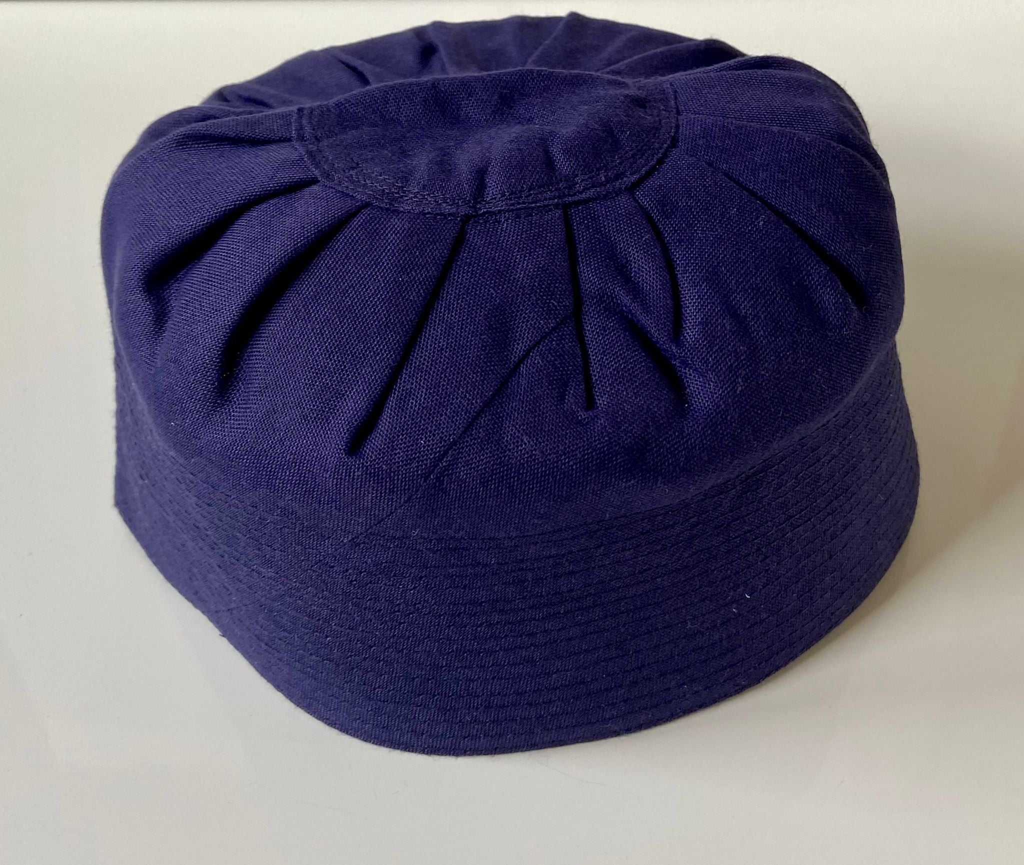 Haqqani Cotton Hat for Muslim Men – Navy, White, Brown