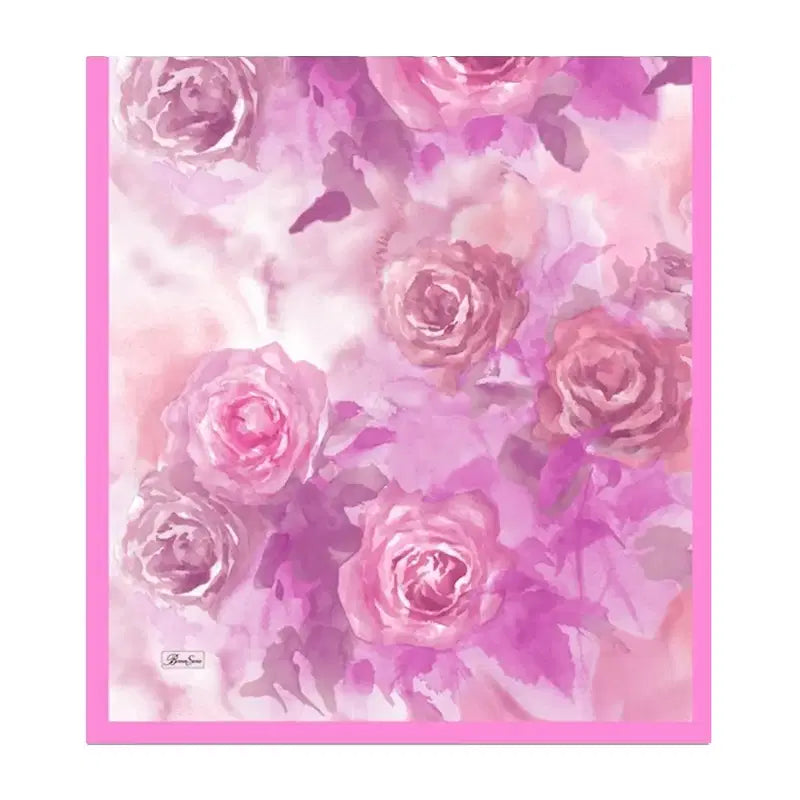 Rose Printed Organic Ramie Hijab