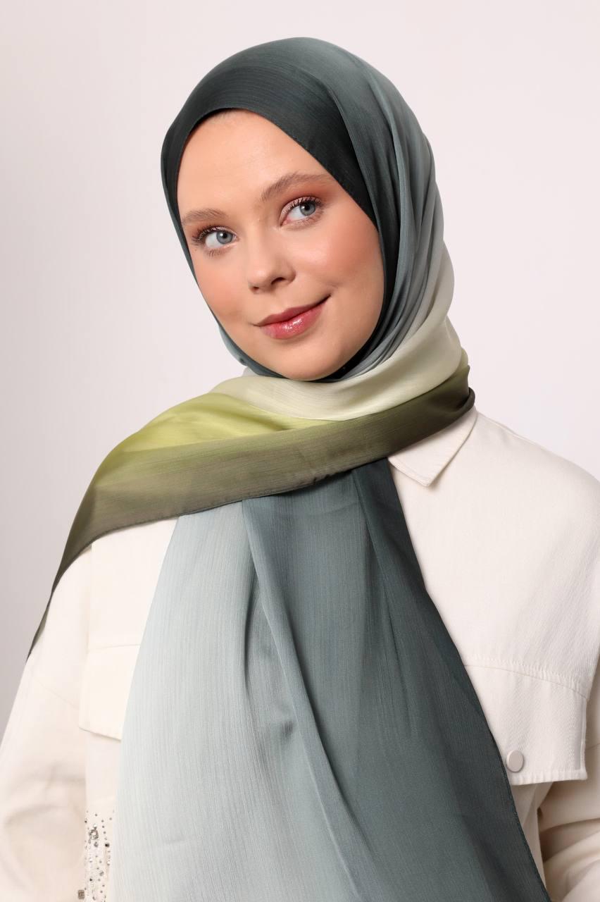 Brilliant Ombré Hijab – Soft Lightweight Gradient Scarf for Women