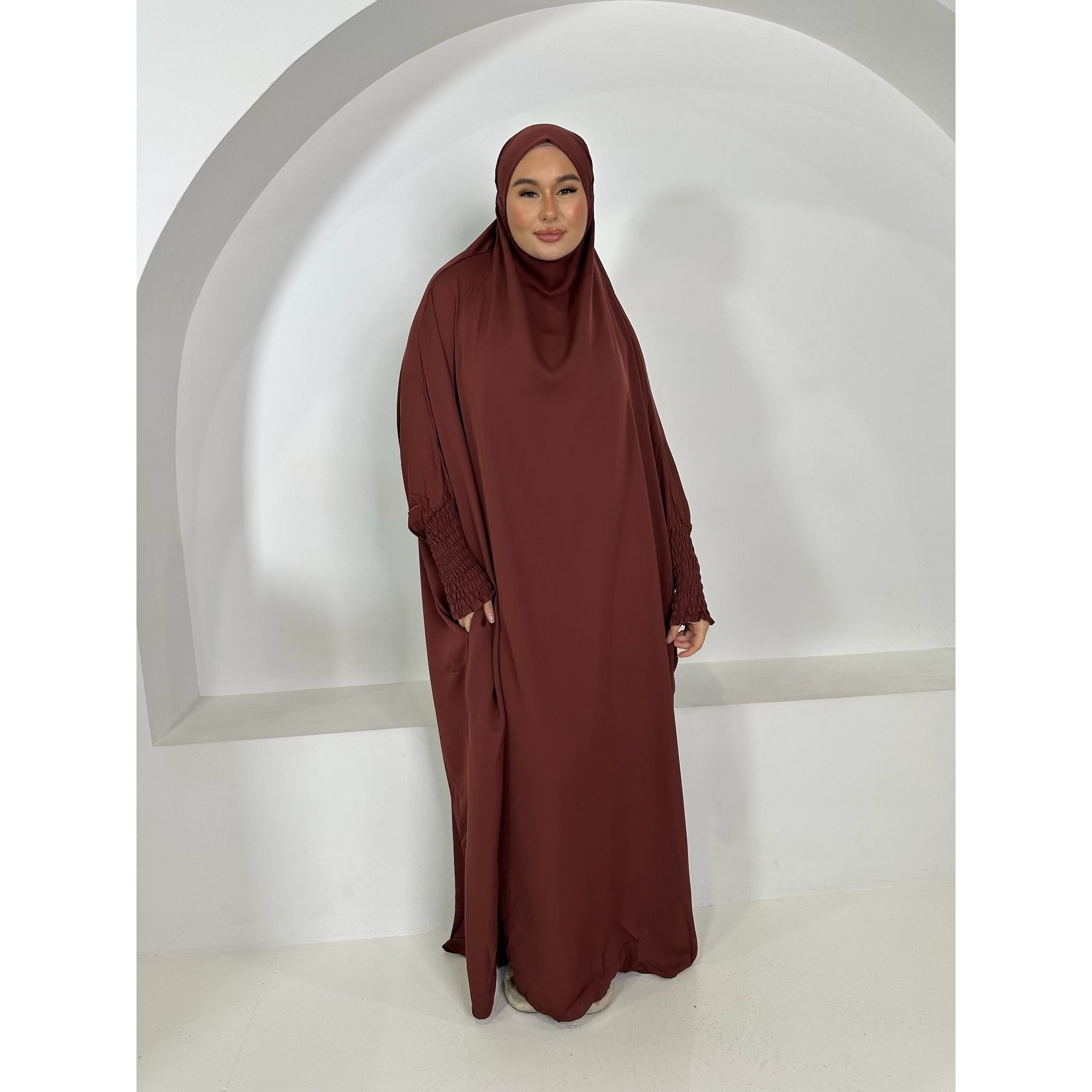 Safa Jilbab- Old Burgundy