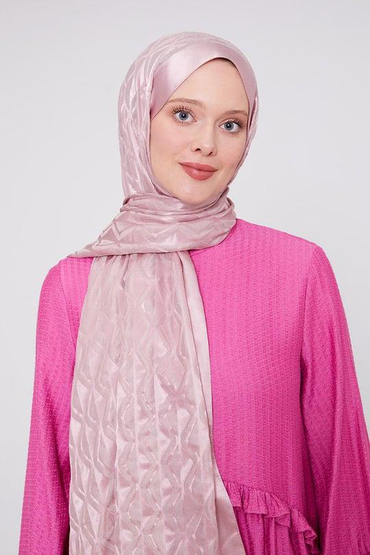 Triangle Pattern Deluxe Devore Hijab