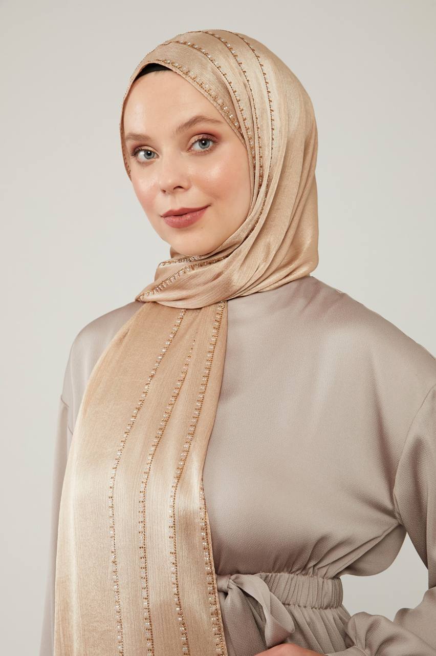 Janjan Crystal stone Hijab