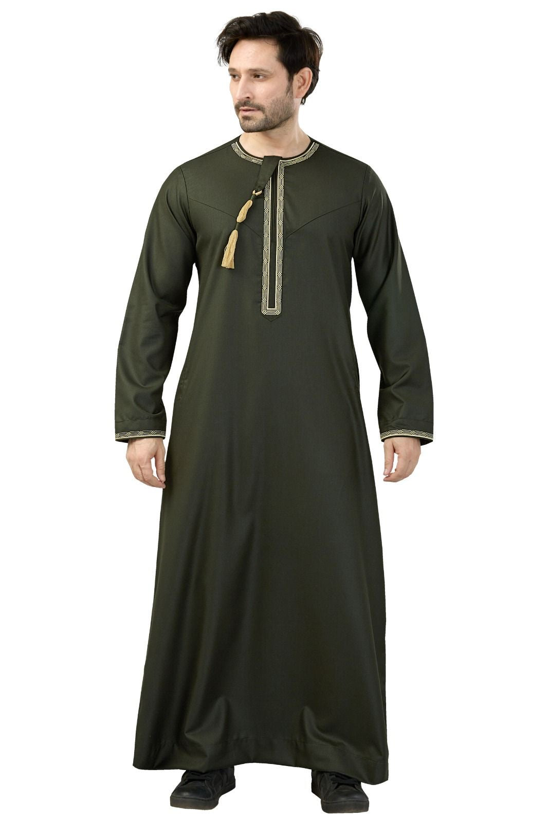 Premium embroidered Omani Thobe
