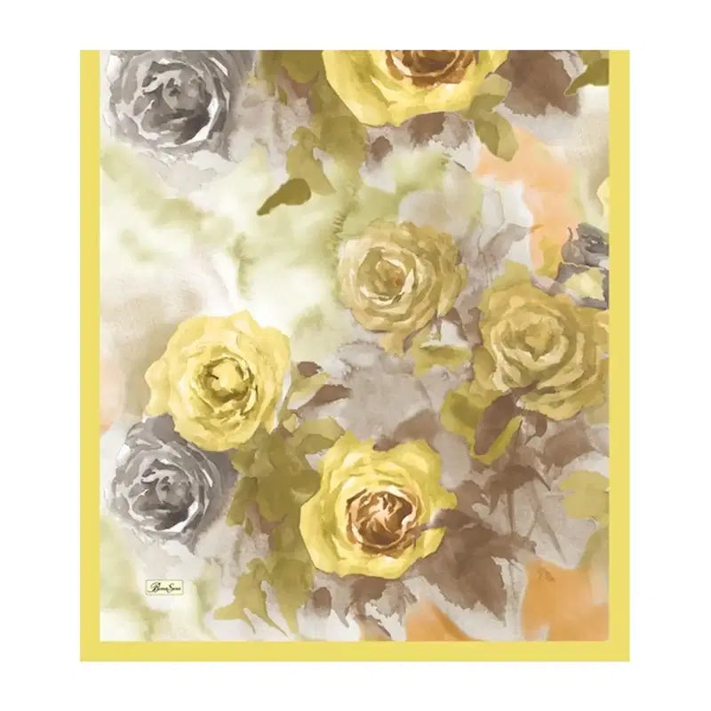 Rose Printed Organic Ramie Hijab