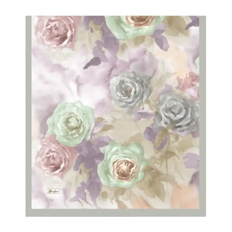 Rose Printed Organic Ramie Hijab