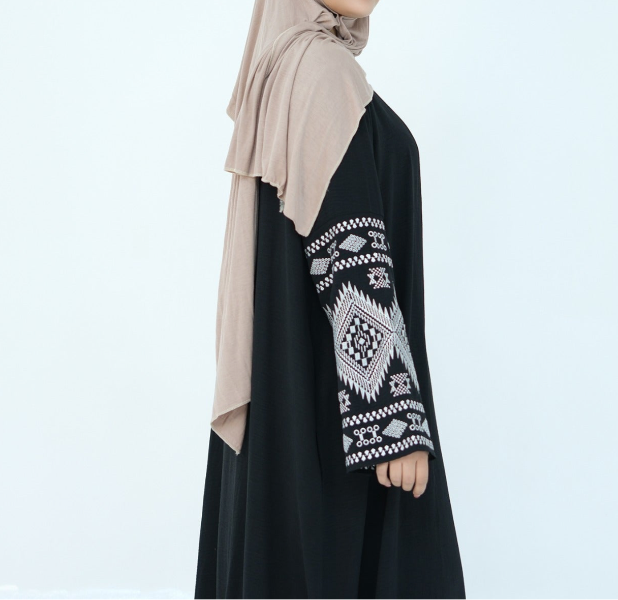 Dubai Saleha Soft Open Abaya