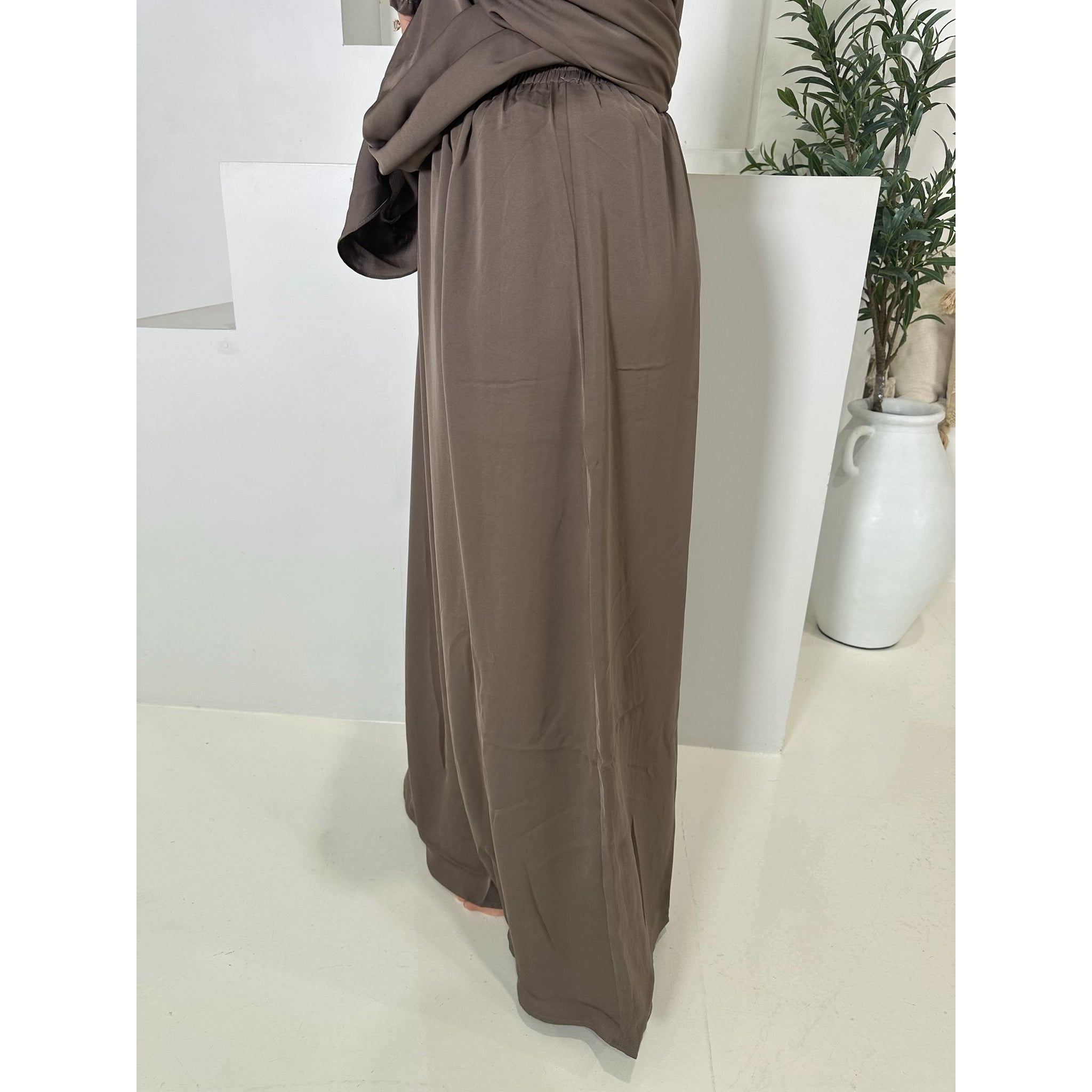 Jannah Two pieces jilbab in Hazelnut