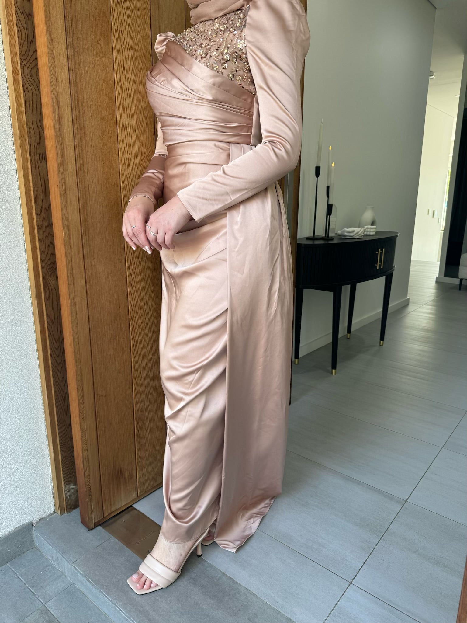 Reyhaan Champagne dress