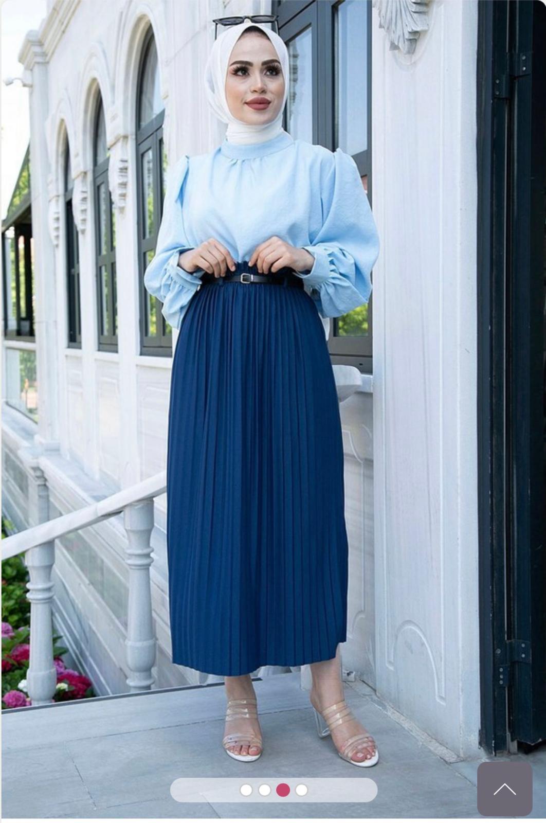 Floral Print Midi Skirt for Women