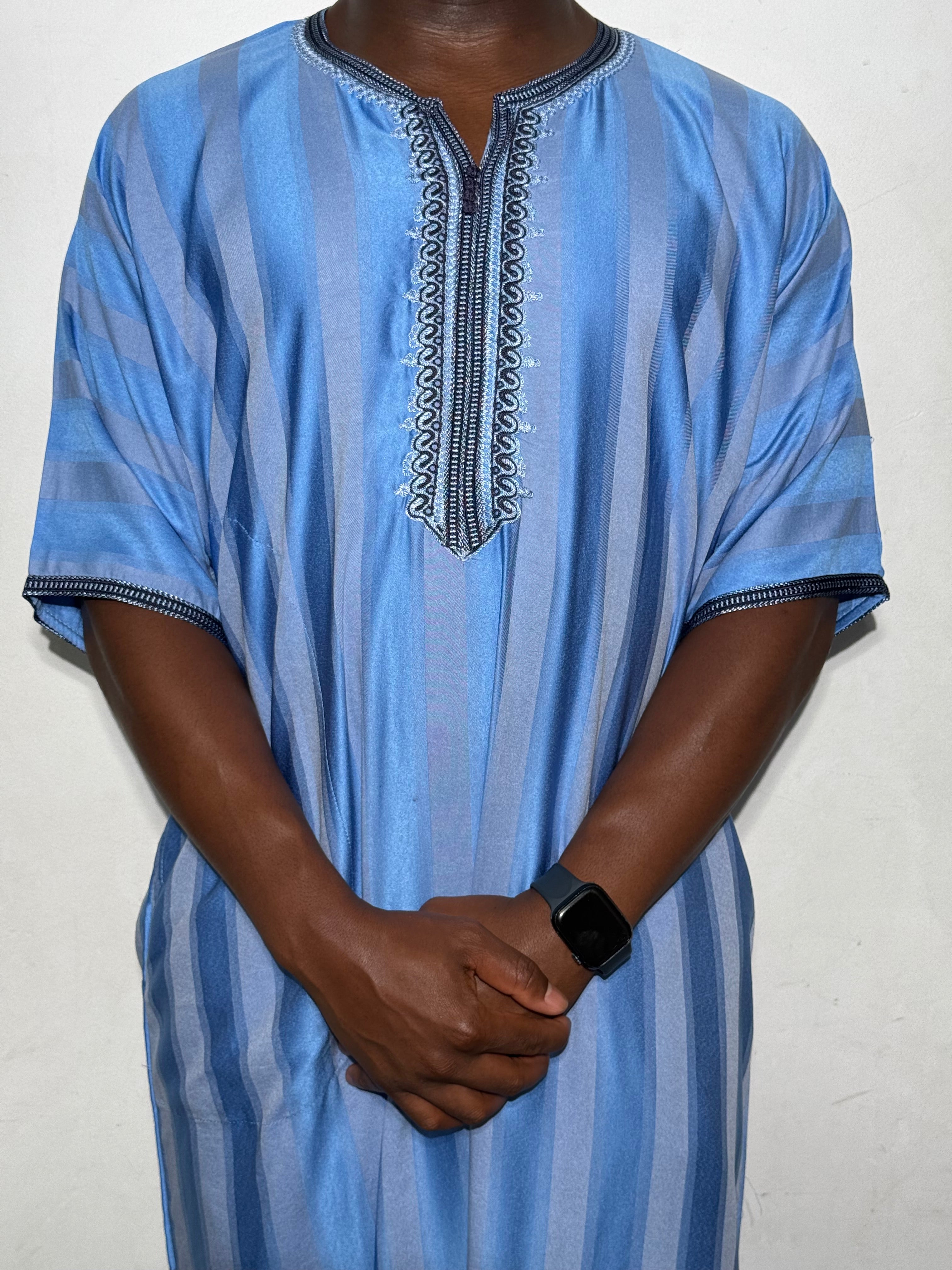 Morrocan men stripped Abaya