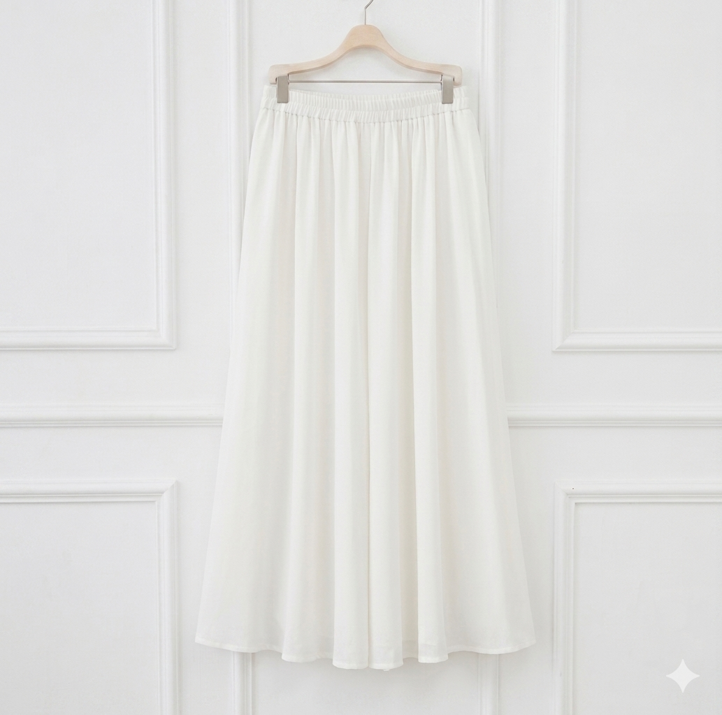 Premium Modest Wide Leg Palazzo Pants for Women β Elastic Waist Maxi Trousers