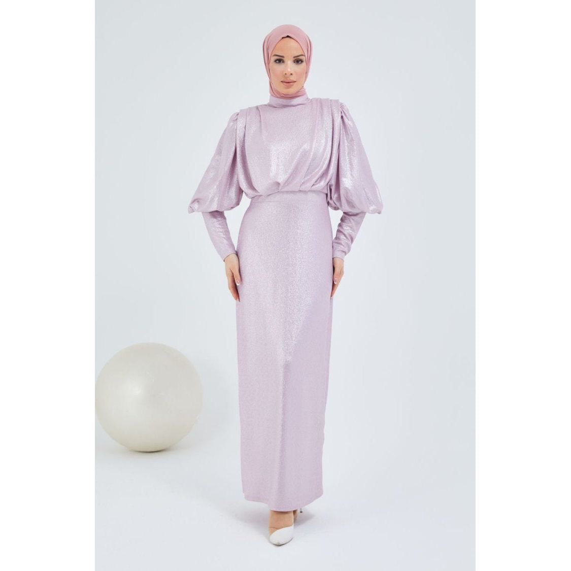 Shimmer safa dress