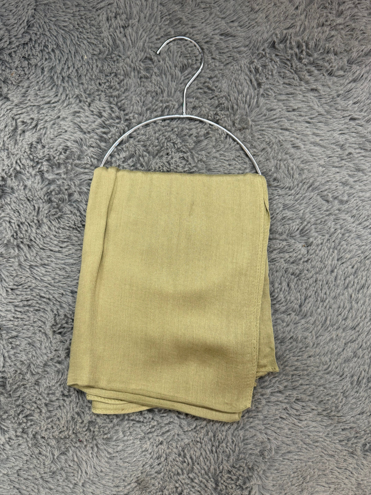 Premium Modal Hijab in Khaki Green