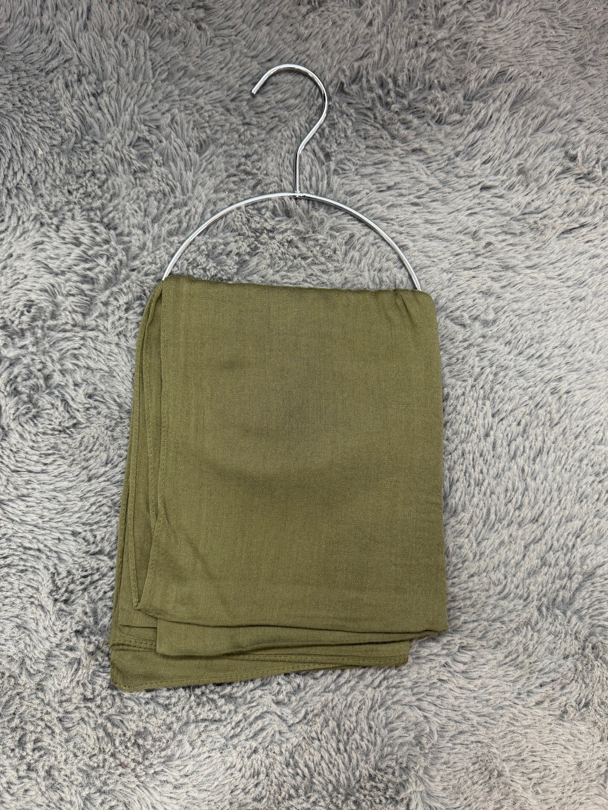 Premium Modal Hijab in Army Green