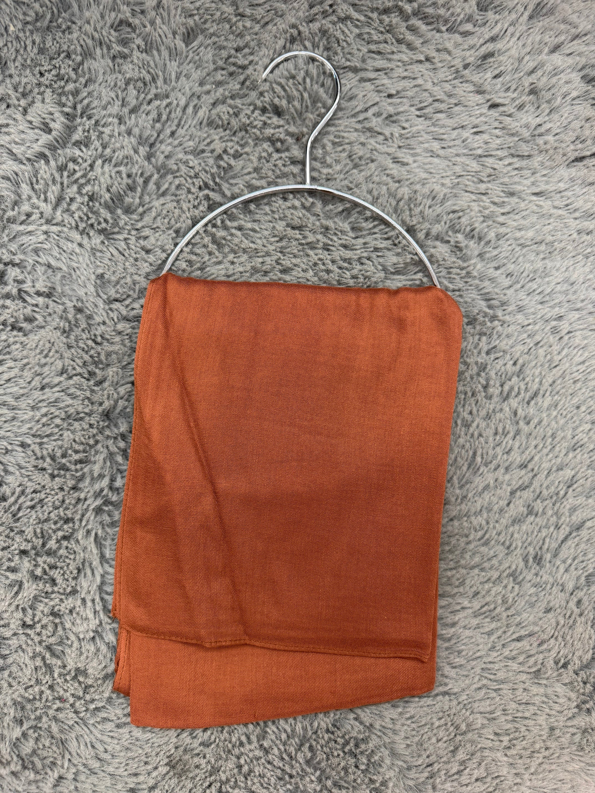 Premium Modal Hijab in Burnt Orange