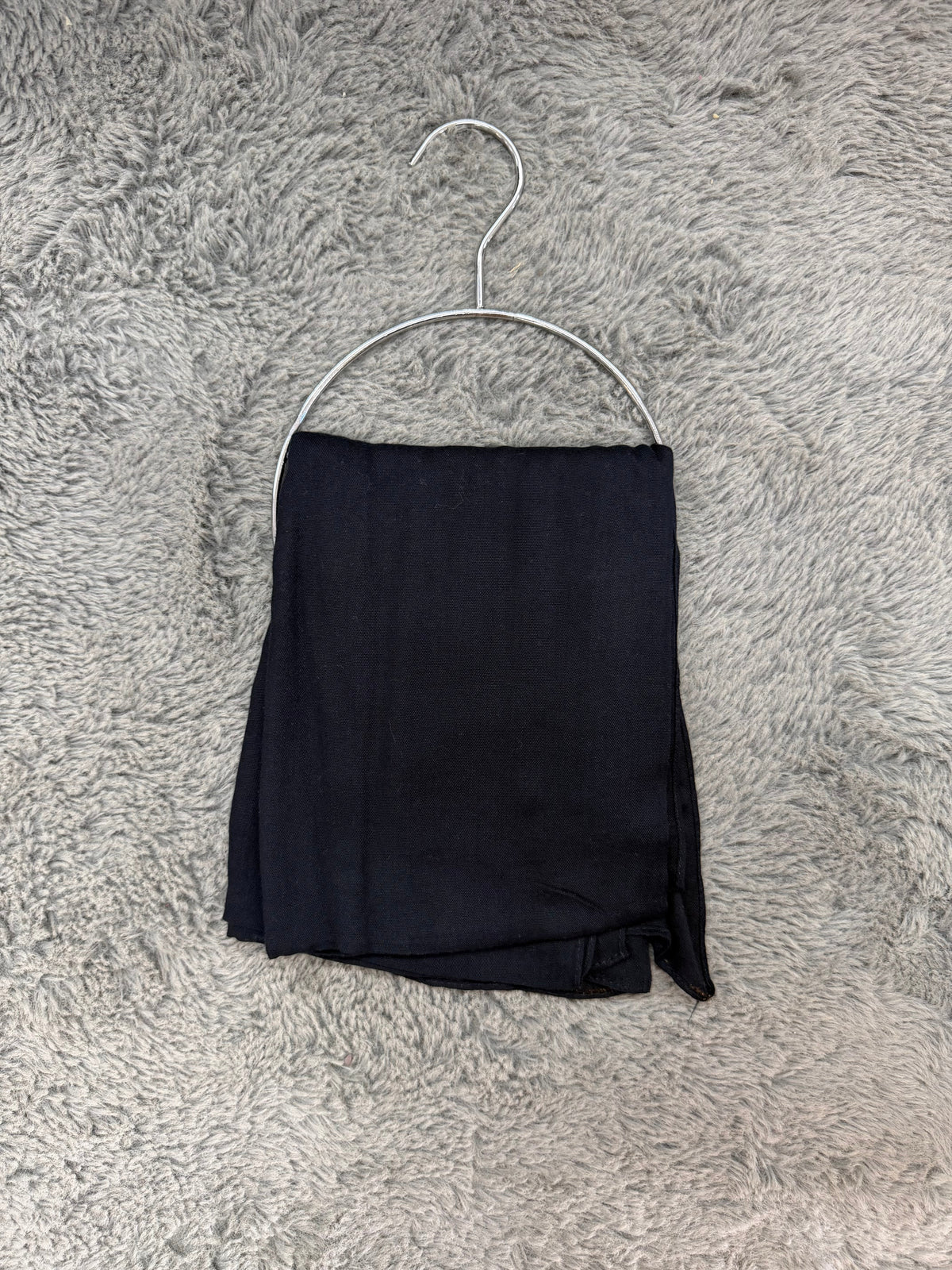 Premium Modal Hijab in Midnight Black