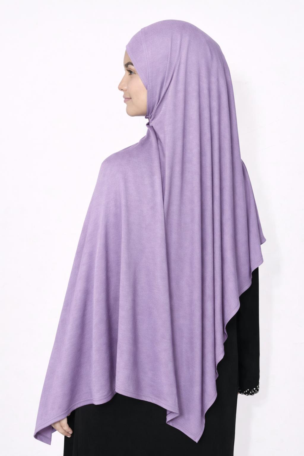 Maxi Cotton Jersey Hijab & Anti-Slip Clipped Cap Set