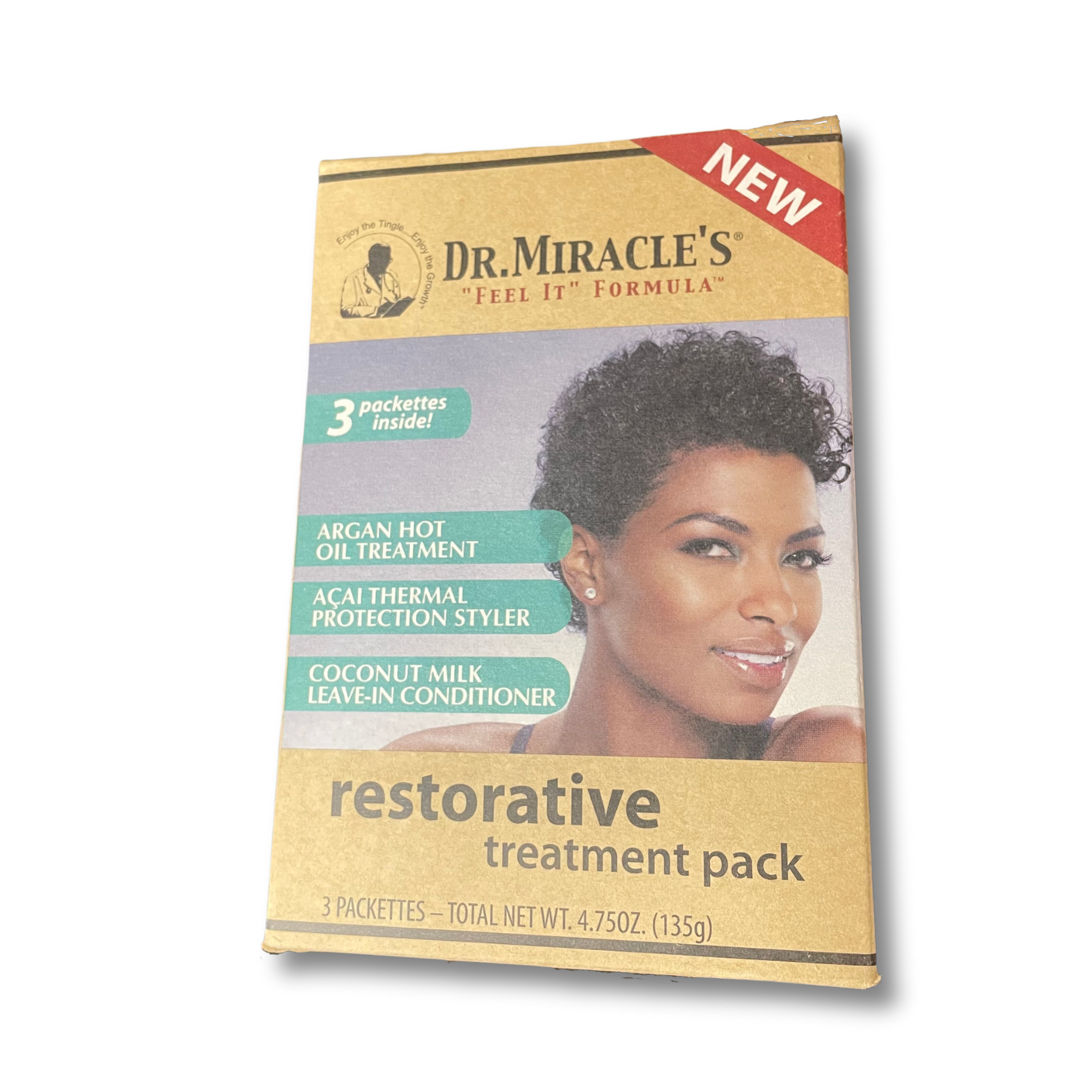 Dr. Miracle's "Feel It" Formula Restorative Treatment Pack