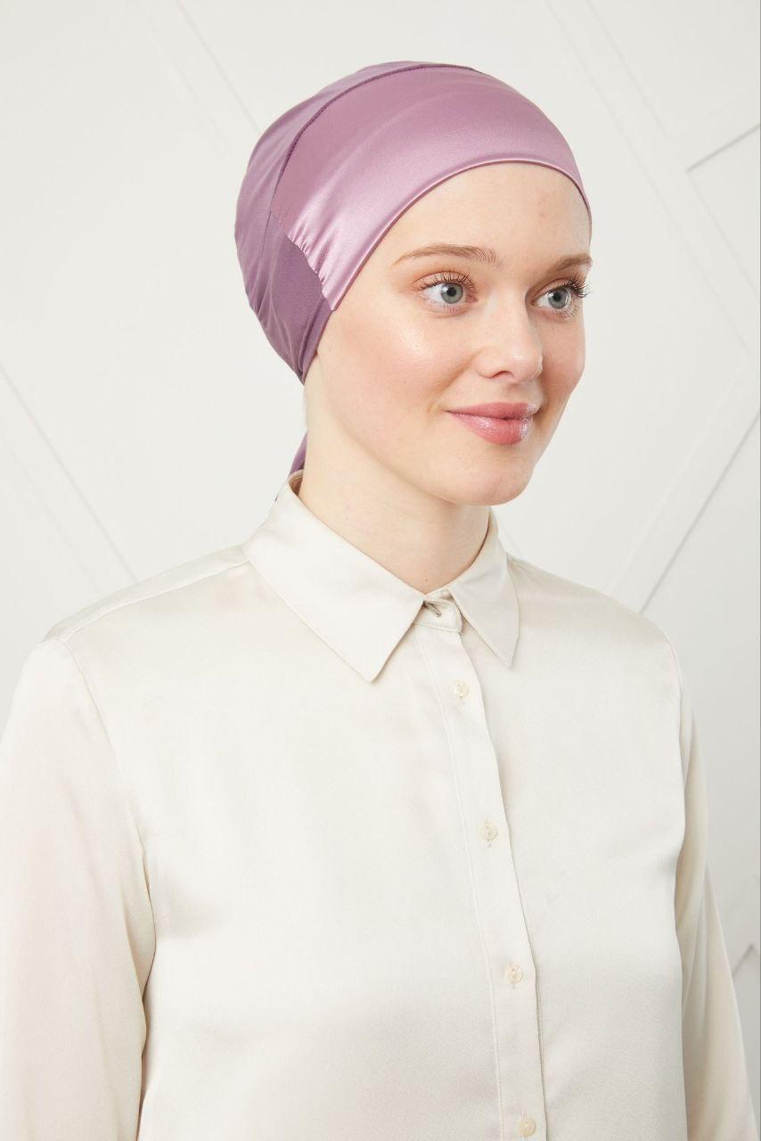 Protective Satin Hijab Under Cap – Comfort & Hair Care
