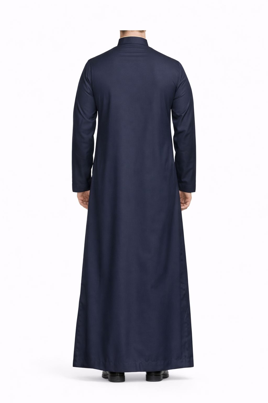 Elegant Men’s Collar Thobe with Embroidery