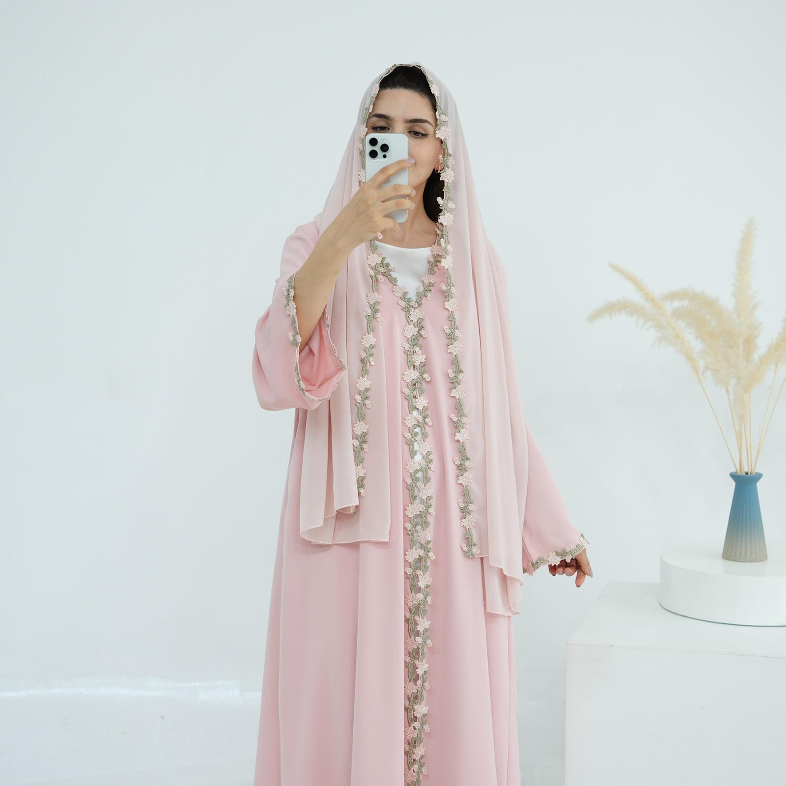Lace Abaya Hijab Set