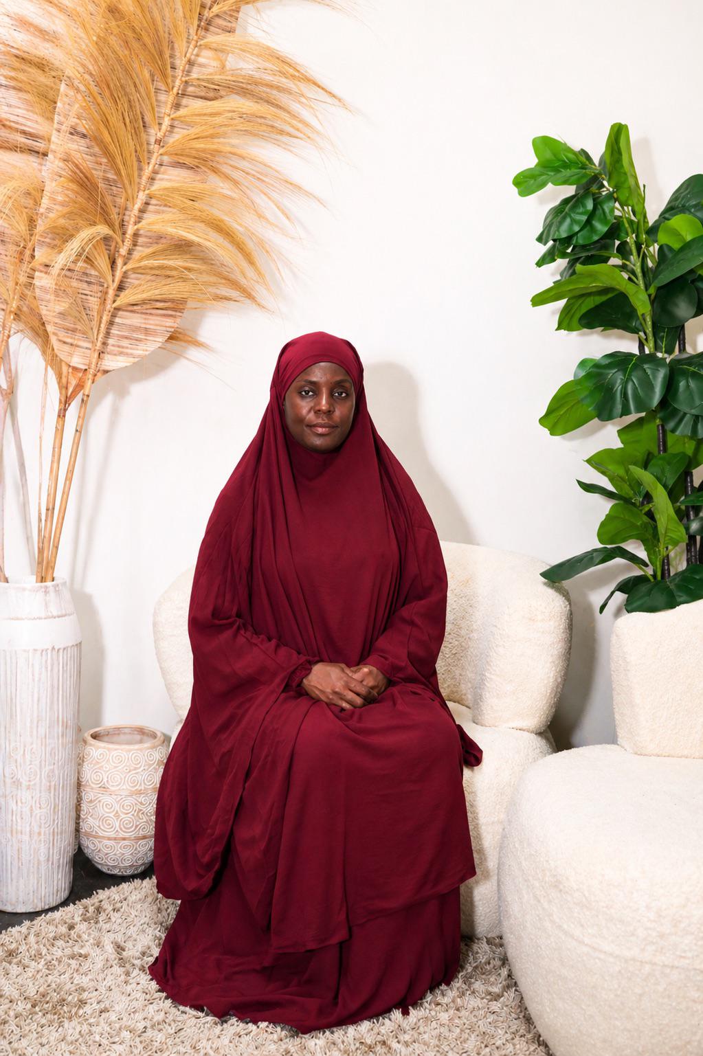 Abaya and Khimar Set – Elegant Modest Prayer Outfit for Women