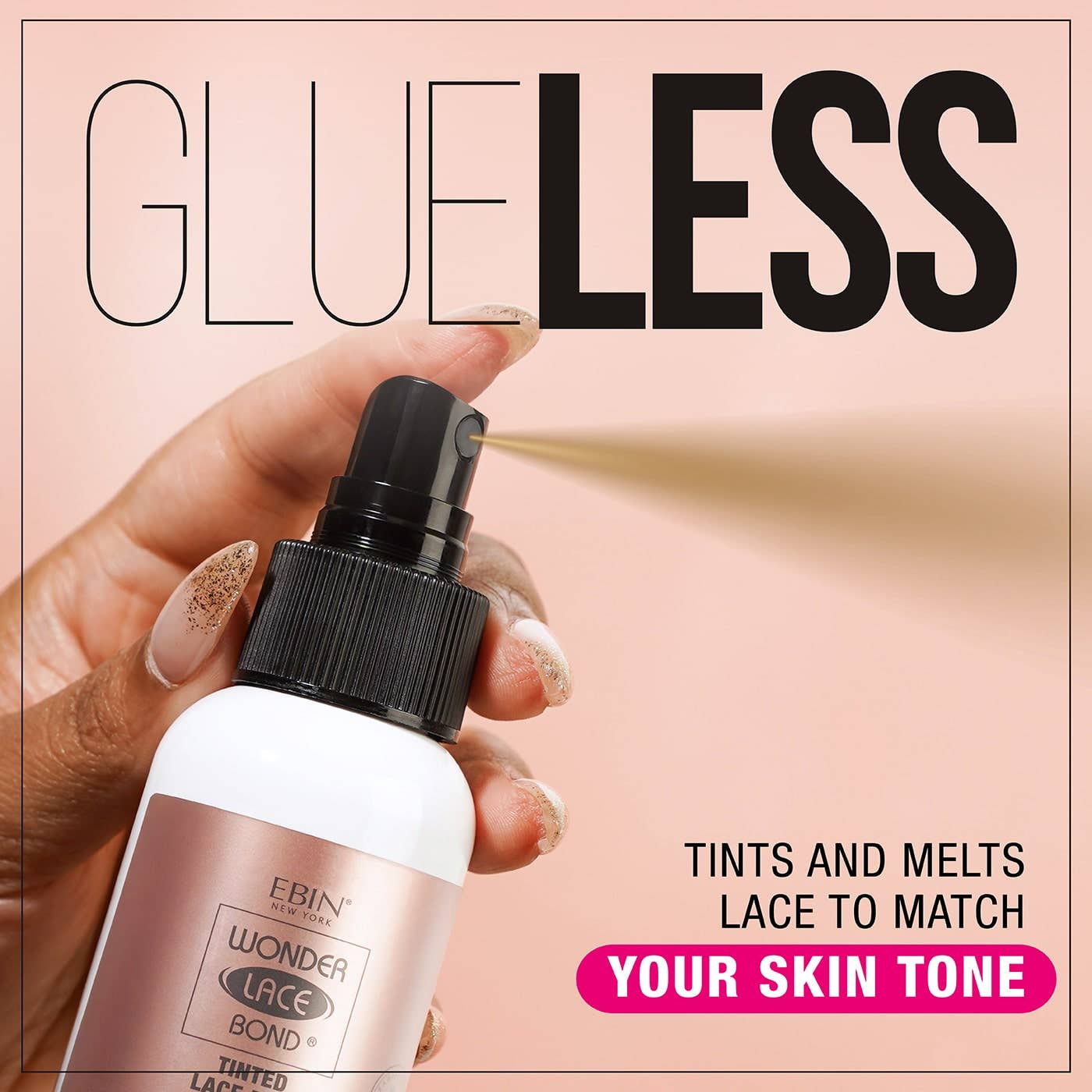 Wonder Lace Bond GLUELESS - Tinted Lace Melt Spray